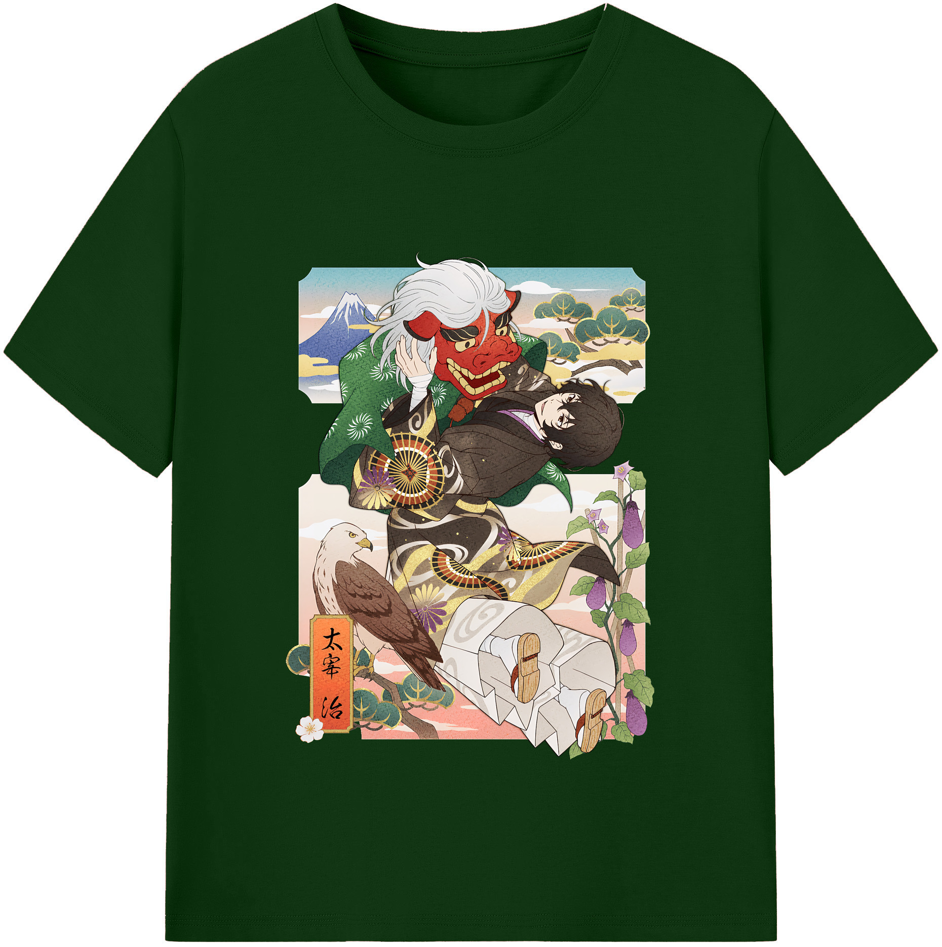 （画像用） 文豪ストレイドッグス Bungo Stray Dogs 綿100％半袖Tシャツ（フロントプリント）
